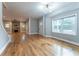 Spacious living room featuring hardwood floors and fireplace at 2711 Glenwood Se Ave, Atlanta, GA 30317