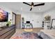 Well-lit bedroom with built-in workspace and closet at 597 Hope Sw St, Atlanta, GA 30310