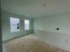 Upstairs bedroom with two windows and neutral walls at 261 Dahlia Dr, Woodstock, GA 30188