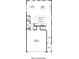 First floor plan showcasing a kitchen, dining, Gathering room and garage at 261 Dahlia Dr, Woodstock, GA 30188