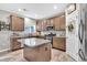 Modern kitchen with stainless steel appliances and granite countertops at 3501 Great Sky Pkwy, Canton, GA 30114