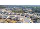 Aerial view of a residential neighborhood featuring houses with gray roofs and landscaping at 5247 Flannery Chase Sw, Powder Springs, GA 30127