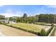 This community has a well maintained lawn with beautiful landscaping and seating at 5247 Flannery Chase Sw, Powder Springs, GA 30127