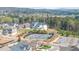 An aerial view of a tennis court in a residential community at 5247 Flannery Chase Sw, Powder Springs, GA 30127