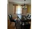 Dining room with hardwood floors and chandelier at 4315 York Rd, Atlanta, GA 30337