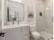 Clean bathroom with a walk-in shower and modern vanity at 1237 Memorial Se Dr # 302, Atlanta, GA 30316