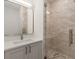 Modern bathroom with frameless shower and floating vanity at 1237 Memorial Se Dr # 302, Atlanta, GA 30316