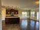 Spacious kitchen with island and hardwood floors at 1284 Brynhill Ct, Buford, GA 30518