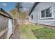 Side yard with wooden fence at 5815 Feldwood Rd, Atlanta, GA 30349