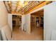 Unfinished basement with exposed framing and plumbing at 2120 Shaffer Rd, Cumming, GA 30041