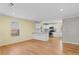 Bright, open-concept kitchen with stainless steel appliances and an island with granite countertops at 2409 Swallow Se Cir, Atlanta, GA 30315