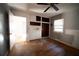 Bedroom with hardwood floors and built-in drawers at 1803 Fay Se St, Atlanta, GA 30316