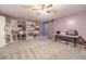 Finished basement office with barn door entry at 946 Gaithers Rd, Mansfield, GA 30055