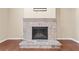 Close up of stone fireplace at 231 Haney Rd, Woodstock, GA 30188