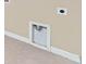 Interior wall with an uncovered utility access box at 231 Haney Rd, Woodstock, GA 30188