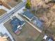 Aerial view showing two houses and a street at 337 N Clayton St, Lawrenceville, GA 30046