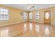 Spacious living room featuring hardwood floors and lots of natural light at 337 N Clayton St, Lawrenceville, GA 30046