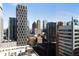 Stunning aerial view of the city skyline at 20 10Th Nw St # 2104, Atlanta, GA 30309