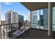 Spacious balcony with city views at 20 10Th Nw St # 2104, Atlanta, GA 30309