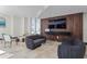 Relaxing common area with large TV and comfortable seating at 20 10Th Nw St # 2104, Atlanta, GA 30309