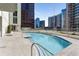 Inviting rooftop swimming pool with city views at 20 10Th Nw St # 2104, Atlanta, GA 30309