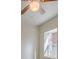 Simple bedroom with ceiling fan and window at 1707 Boulderview Se Dr, Atlanta, GA 30316
