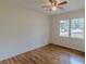 Bright bedroom with hardwood floors and a ceiling fan at 1707 Boulderview Se Dr, Atlanta, GA 30316