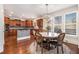 Bright kitchen with island, stainless steel appliances, and hardwood floors at 715 Jewel Sw Ct, Atlanta, GA 30331