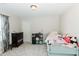 Charming bedroom with a light teal bed frame and plenty of stuffed animals at 9919 Bridgewater Pointe, Villa Rica, GA 30180