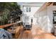 Large deck with dining set and seating area at 9919 Bridgewater Pointe, Villa Rica, GA 30180