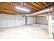 Unfinished basement with garage access at 215 Silver Creek Ln, Stockbridge, GA 30281