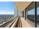 Spacious balcony provides scenic views of the surrounding landscape at 2660 Peachtree Nw Rd # 25H, Atlanta, GA 30305