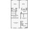 Second floor plan of the home with primary bedroom and bath at 4139 Torver Ln, Atlanta, GA 30341