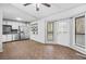 Modern kitchen with stainless steel appliances and tile floor at 4006 Maxanne Nw Dr, Kennesaw, GA 30144