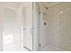 Bathroom with a walk-in shower and modern finishes at 1608 Ruskin Way, Marietta, GA 30062