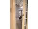 View of bedroom with double doors and carpeted floor at 32 Peachtree Nw St # 1601, Atlanta, GA 30303