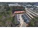 Aerial view of townhouses under construction near highway at 1616 Ruskin Way, Marietta, GA 30062