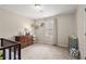 Neutral toned bedroom space with a window that provides natural light at 1867 Falcon Wood Ne Dr, Marietta, GA 30066