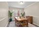 Cozy dining room featuring stylish furnishings and a window with natural light at 1867 Falcon Wood Ne Dr, Marietta, GA 30066