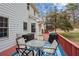 Comfortable outdoor deck with table, chairs, and grill, perfect for entertaining at 1867 Falcon Wood Ne Dr, Marietta, GA 30066