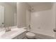 Small bathroom with shower/tub combo and a vanity at 1650 Willow Way, Woodstock, GA 30188