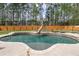 Inviting kidney-shaped pool with a water slide and stone coping at 1907 Old Loganville Rd, Loganville, GA 30052