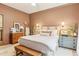 Bright bedroom featuring a king-size bed and stylish decor at 370 Park Ne Pl, Atlanta, GA 30317