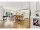 Spacious kitchen with island, white cabinets, and hardwood floors at 370 Park Ne Pl, Atlanta, GA 30317