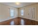 Bright living room with hardwood floors and windows at 523 North Ave, Hapeville, GA 30354