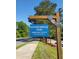 Haynes Bridge Park sign with Greenway Access; City of Alpharetta at 2732 Wander Ln, Alpharetta, GA 30022