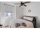 Comfortable bedroom with a queen-size bed and city view at 300 Peachtree St # 24-I, Atlanta, GA 30305