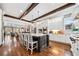 Beautiful kitchen with a large island, stainless steel appliances, and hardwood floors at 1545 Camden Cove Dr, Cumming, GA 30040