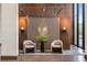 Sophisticated lobby area with modern seating, stylish decor, and warm lighting, creating an inviting atmosphere at 2575 Peachtree Ne Rd # 6G, Atlanta, GA 30305