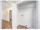 Bright laundry room with closet storage and washer and dryer hookups at 2318 Ousley Ct, Decatur, GA 30032